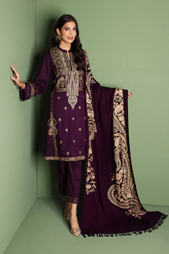 42205006-Embroidered 3PC